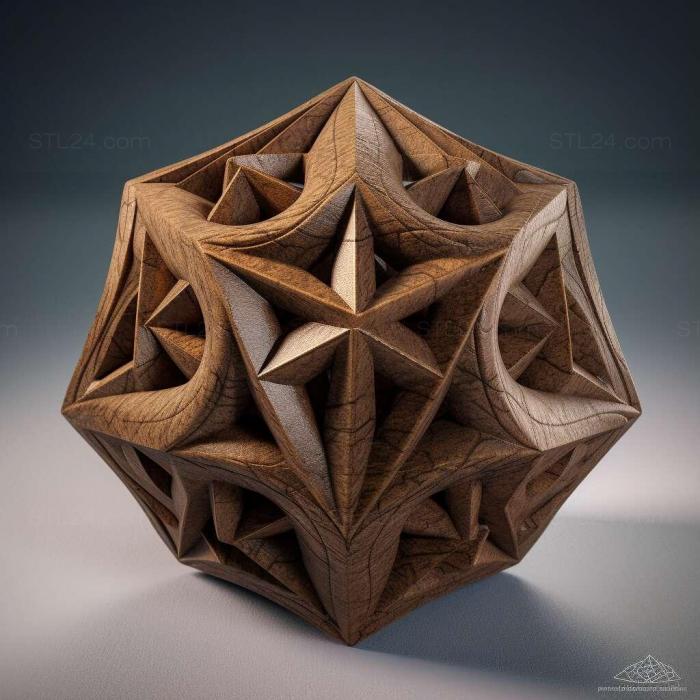 Ideas (Icosahedron 1, IDEA_18437) 3D models for cnc